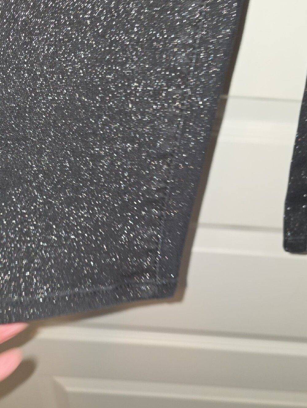 Lane Bryant Women's Black Smooth Non-transfer Sparkle Ponte Pants 20w - Picture 5 of 9